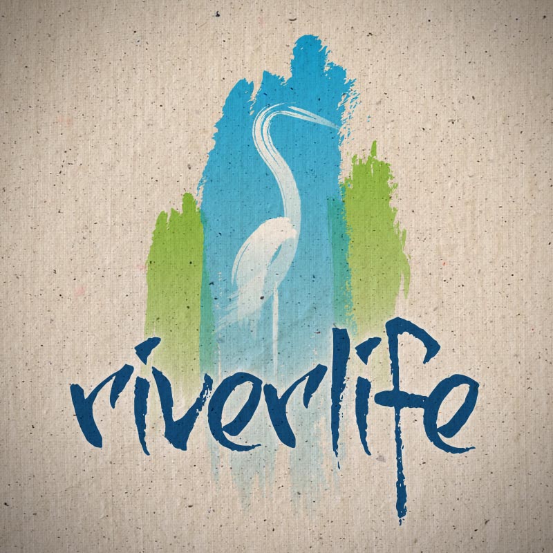 Wausau RiverLife logo and outdoor signage